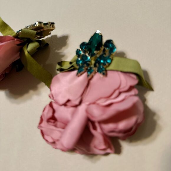 Boho flower earrings N671 - Picture 4 of 5